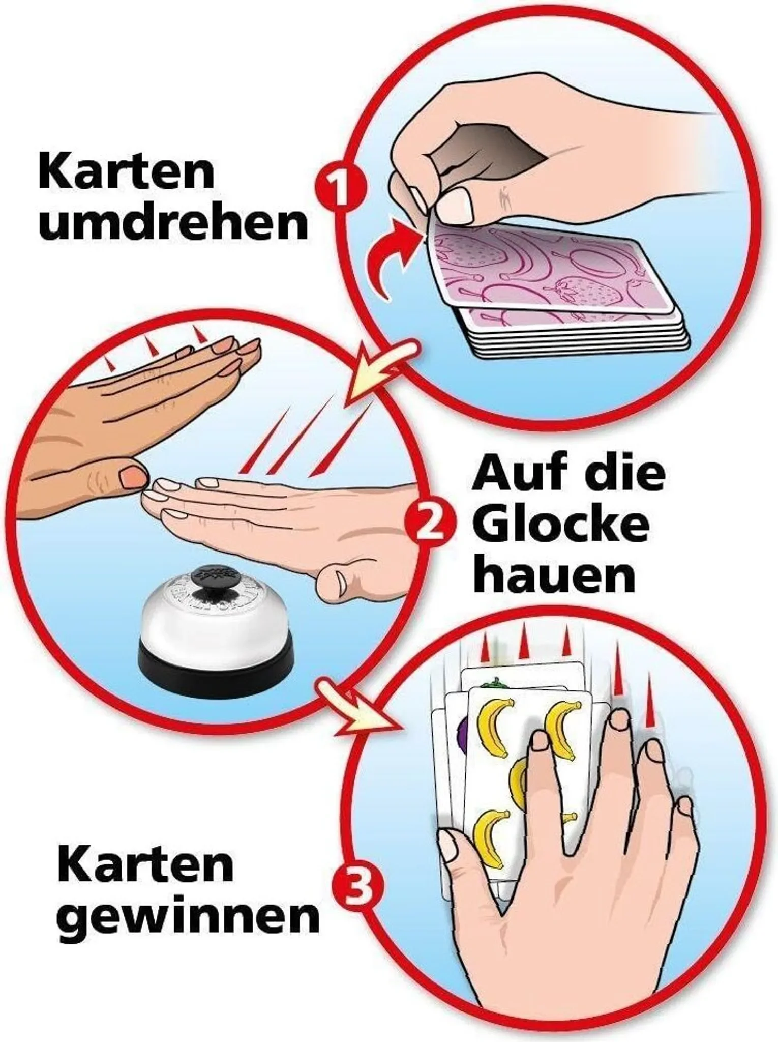 Halli Galli – Rasantes Reaktionsspiel mit Glocke